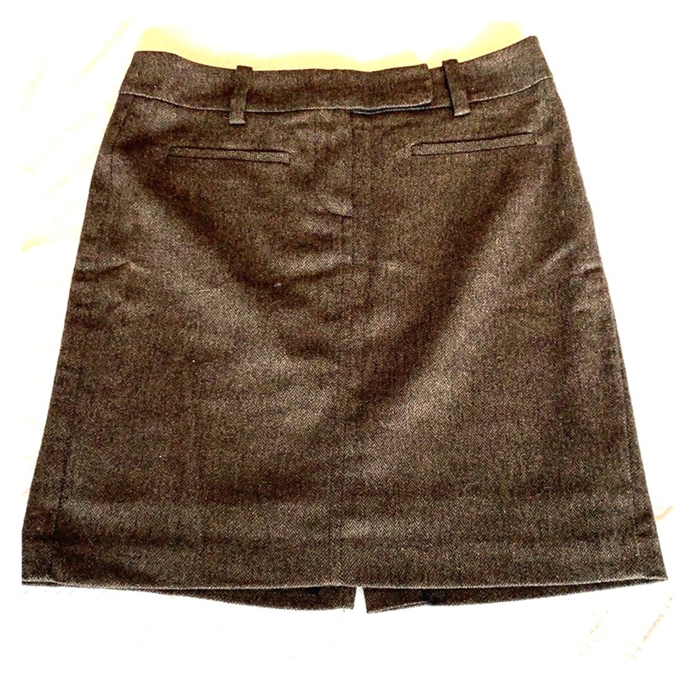 Trina Turk Brown Skirt with Lace Detail